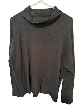 Treasure & Bond Black Mock Neck Turtleneck Sweater Size M
